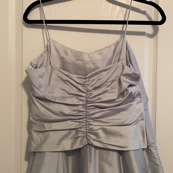 Ross Mayer ice blue a-line gown with bolero - Picture 4 of 7